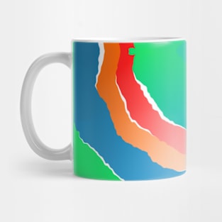 Kaleidoscope Multi Green Mug